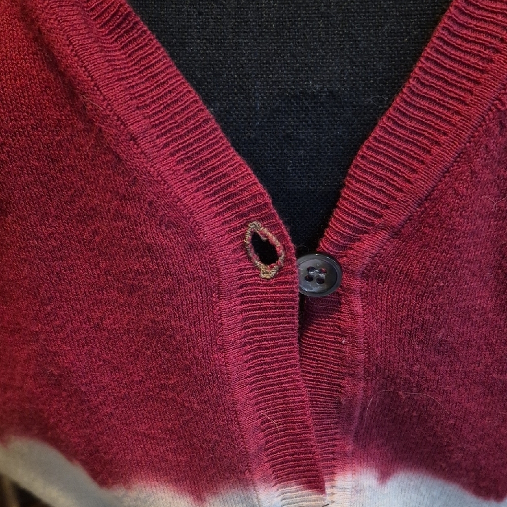 Isabel Marant Red and Brown Cardigan Sweater - Picture 5 of 7